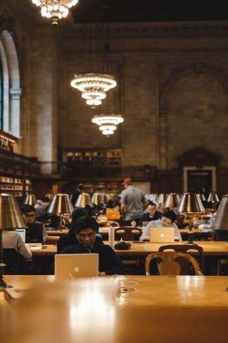 bibliothek people inside library study area